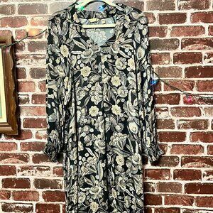 Culture Floral Long Sleeve Mini Dress